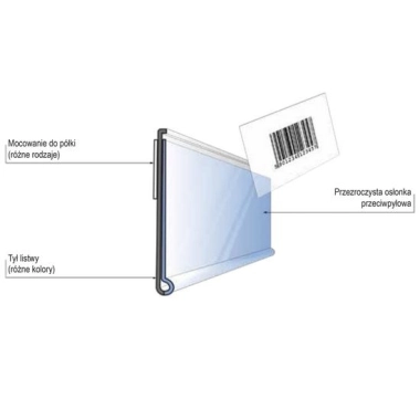 Listwa cenowa przyklejana LC–DBR 26